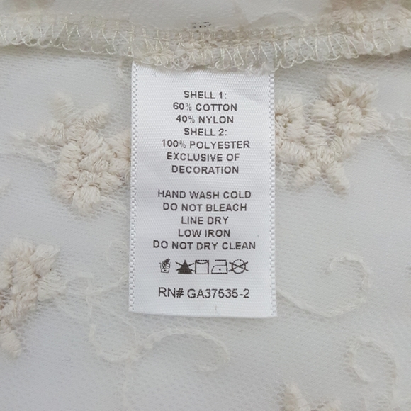 FOREVER 21 Light Sheer Lace Mesh Sleeveless Blouse - Picture 8 of 8